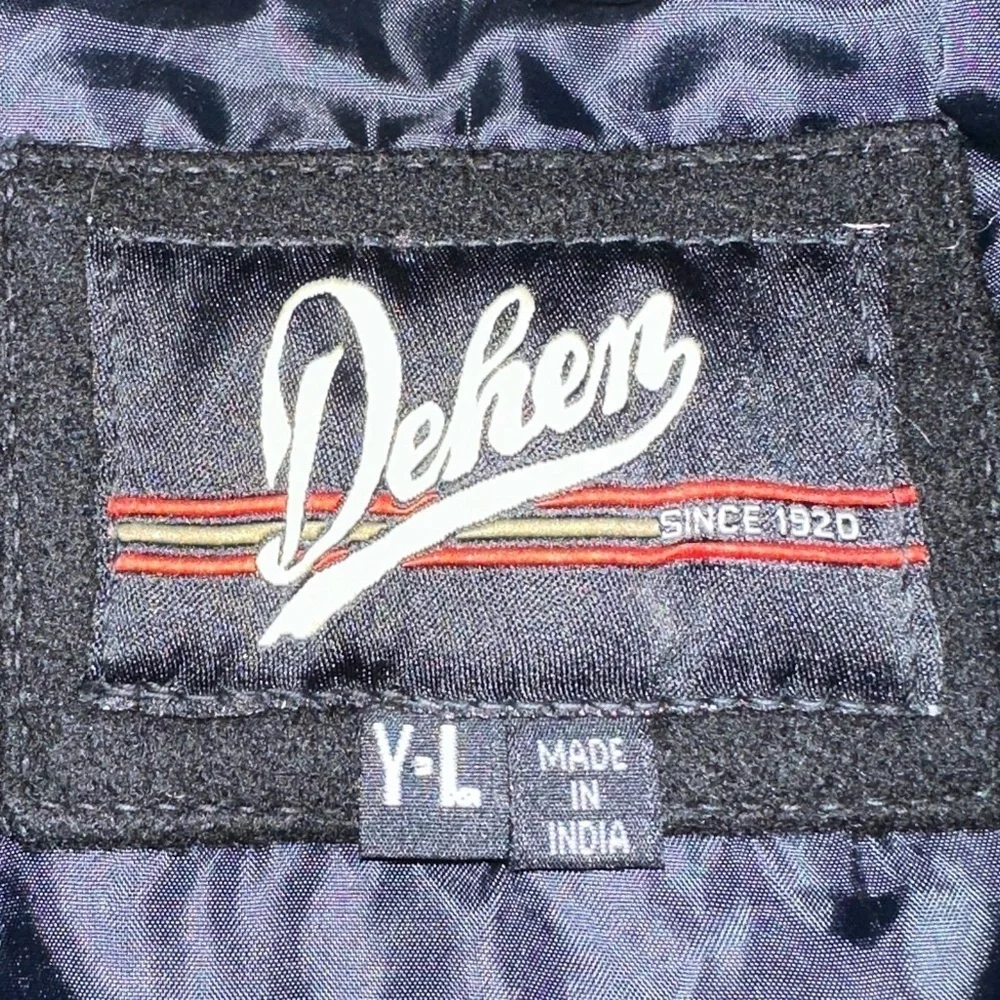 Dehen Youth Genuine Leather & Wool American Cheer Power National Champion Jacket